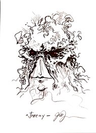 Jill Thompson - Swamp thing - Illustration originale