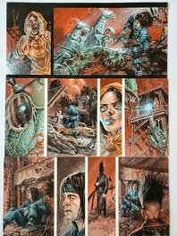 Planche originale - APOCALYPSE T1 LES PLUS GRANDS NAISSENT POSTHUMES couleur directe