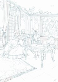 Isa Python - VENDUE. Mémoires de Marie-Antoinette tome 1, page 45. - Comic Strip