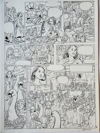 Christophe Carmona - LES AVENTURES D'ALINE - Planche originale