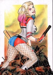 Jim Mellow - Harley Quinn - Original Illustration