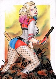 Jim Mellow - Harley Quinn - Illustration originale