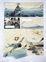 Stéphan Agosto - DIEPPE 42  T2 HISTOIRES D'UN RAID   couleur directe - Planche originale