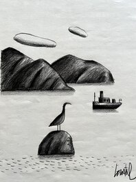 Loustal - Invitation au voyage - Original Illustration