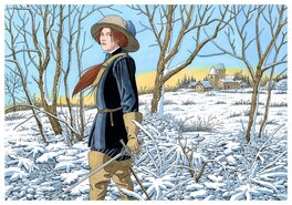 Milan Jovanovic - Les 7 Vies de l’Épervier, le fils d'Arianne - HIVER - Original Illustration