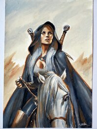 Sébastien Grenier - CATHEDRALE DES ABYMES   T1 L'EVANGILE D'ARIATHIE   couleur directe - Original Illustration