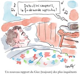 Julien Couty - Un nouveau rapportdu GIEC (toujours) des plus inquiétants - Comic Strip
