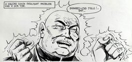 William Vance Bob Morane La Prisonnière de l'Ombre Jaune page 36 - planche originale - comic art William Vance Bob Morane La Prisonnière de l'Ombre Jaune page 36 - planche originale - comic art