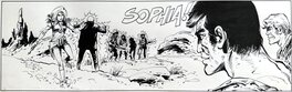 William Vance Bob Morane La Prisonnière de l'Ombre Jaune page 36 - planche originale - comic art William Vance Bob Morane La Prisonnière de l'Ombre Jaune page 36 - planche originale - comic art