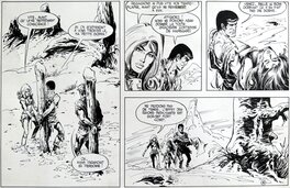 William Vance Bob Morane La Prisonnière de l'Ombre Jaune page 36 - planche originale - comic art William Vance Bob Morane La Prisonnière de l'Ombre Jaune page 36 - planche originale - comic art