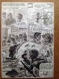 La planche 25 de NOVOPOLIS ( de très grand format ) qui mesure : 32,5 x 47 Cm
