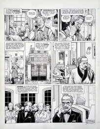 Enki Bilal - Bilal - Phalanges de l’Ordre Noir - triptyque 9/10/11 - Planche originale