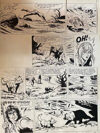 Edouard Aidans - Edouard Aidans, planche originale, Tounga. - Comic Strip