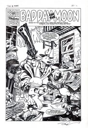 Steve Purcell - Steve purcell SAM & MAX FREELANCE POLICE bad day on the moon pg 1 - Planche originale