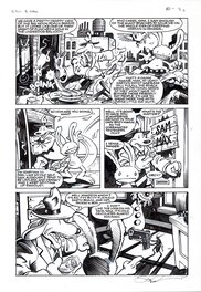 Steve Purcell - Steve purcell SAM & MAX FREELANCE POLICE bad day on the moon pg 30 - Planche originale