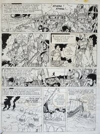 Jacques Armand - LA BATAILLE DE MARATHON - Planche originale