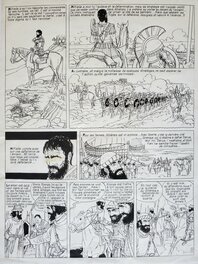 Jacques Armand - LA BATAILLE DE MARATHON - Planche originale