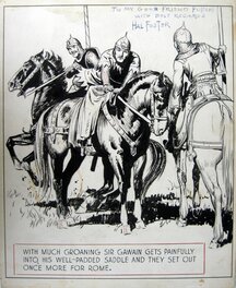 Hal Foster - Prince Valiant Panel 07/14/1940 - Comic Strip