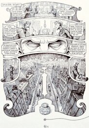 Benoît Dahan - Dahan, Dans la tête de Sherlock Holmes, Tome 2, planche n°46, 2021. - Planche originale