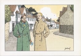 André Juillard - Dessin original -  Blake et Mortimer - Comic Strip