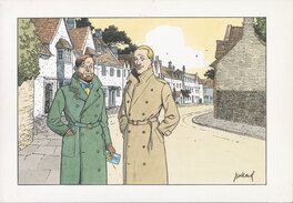 Dessin original -  Blake et Mortimer