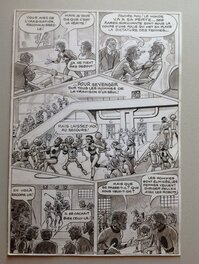 La grande planche originale 37 au format entier de 32.5 X 47 Cm La grande planche originale 37 au format entier de 32.5 X 47 Cm