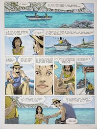Christian Maucler - LES ENQUÊTES DU COMMISSAIRE RAFFINI   couleur directe - Comic Strip