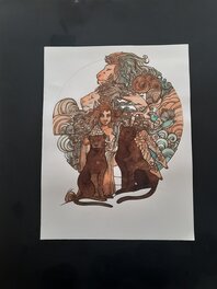 Ood Serrière - Big Cat - Original Illustration