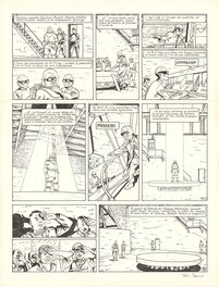 Ted Benoit - Blake et Mortimer . L’étrange rendez vous - Planche originale