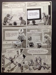 La planche originale 11 de NOVOPOLIS ( de très grand format ) qui mesure : 34,5 x 49,5 Cm La planche originale 11 de NOVOPOLIS ( de très grand format ) qui mesure : 34,5 x 49,5 Cm
