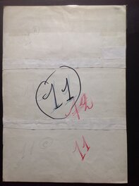 Le verso de la planche 11 de NOVOPOLIS .... avec annotation Le verso de la planche 11 de NOVOPOLIS .... avec annotation
