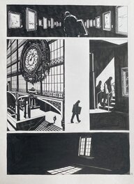 Planche originale - Chabouté Planche 27 - Musée - Orsay