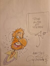 Dédicace de Carpentier dans Du côté de chez Poje tome 12