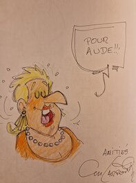 Dédicace de Carpentier dans Du côté de chez Poje tome 14