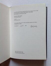 Le Justificatif du tirage a 161-350 Exemplaires de ce collector de Varenne , signé