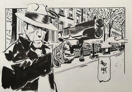 Jordi Bernet - Torpedo - Illustration originale