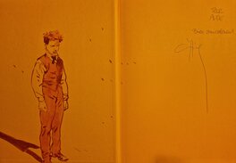 Dédicace de Cuvillier dans Voleur de feu - Une vie d'Arthur Rimbaud tome1