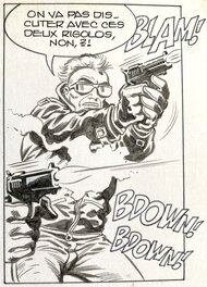 Jean-Yves Mitton - Mikros - Titans no 61 page 29 - planche originale - comic art Jean-Yves Mitton - Mikros - Titans no 61 page 29 - planche originale - comic art