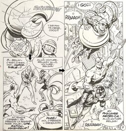 Jean-Yves Mitton - Mikros - Titans no 61 page 29 - planche originale - comic art Jean-Yves Mitton - Mikros - Titans no 61 page 29 - planche originale - comic art