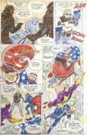Jean-Yves Mitton - Mikros - Titans no 61 page 29 - planche originale - comic art Jean-Yves Mitton - Mikros - Titans no 61 page 29 - planche originale - comic art