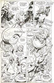 Planche originale - Mikros - Le Beau, la Belle et les Bêtes - Titans no 61 - planche originale n°7 - comic art
