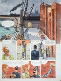Comic Strip - LES ENQUÊTES DU COMMISSAIRE RAFFINI T11 L'INCONNUE DE TOWER BRIDGE   couleur directe