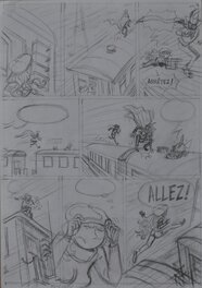 Une aventure des spectaculaires (T2) - La Divine Amante page 31 - Crayonné Une aventure des spectaculaires (T2) - La Divine Amante page 31 - Crayonné