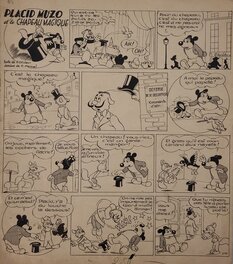 José Cabrero Arnal - Placid Muzo et le chapeau magique - Comic Strip