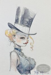 Jean-Baptiste Andréae - Mme Loyal by Jean-Baptiste Andreae - Original Illustration