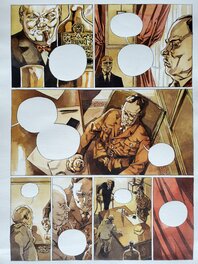 Stéphane Perger - SIR ARTHUR BENTON  T3 L'ASSAUT FINAL couleur directe - Planche originale