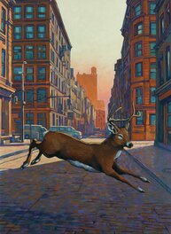 Miles Hyman - Soho - Original art
