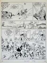 André Juillard - MASQUEROUGE T3 RENDEZ-VOUS DE CHANTILLY - Planche originale