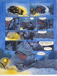 Christian Maucler - LES ENQUÊTES DU COMMISSAIRE RAFFINI   T8 LES EAUX MORTES   couleur directe - Planche originale