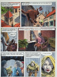 Christian Maucler - LES ENQUÊTES DU COMMISSAIRE RAFFINI T8 LES EAUX MORTES couleur directe - Planche originale